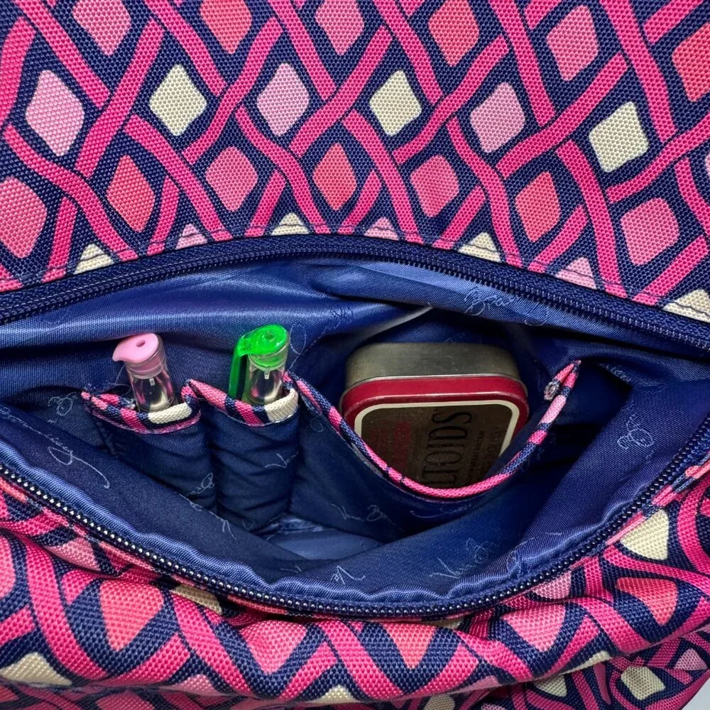 Vera Bradley Katalina Pink Diamond Grande Backpack - Picture 8 of 16